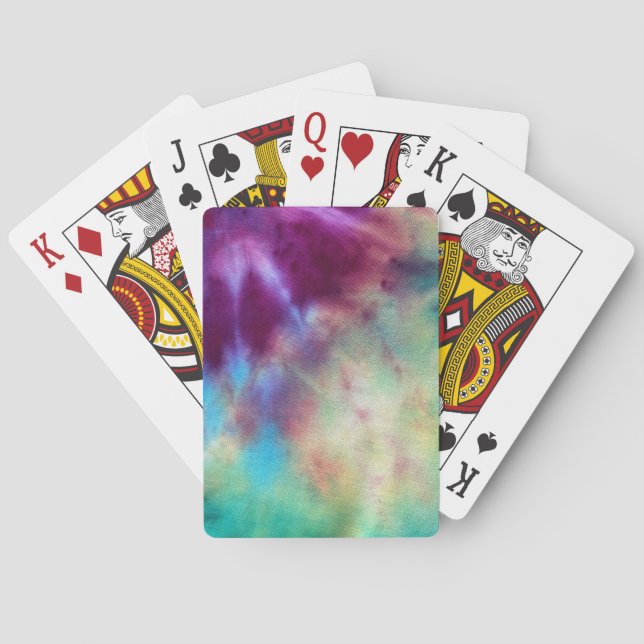 Tye Dye#11 Playing Cards (Back)