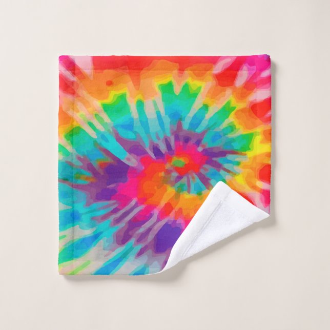 Tye-Dye-3 Towel (Wash Cloth)