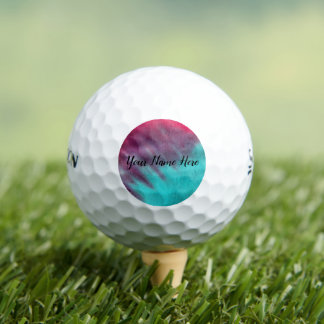 Tye dye #8 golf balls