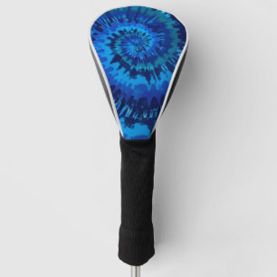 Tye-Dye-Blue Golf Head Cover