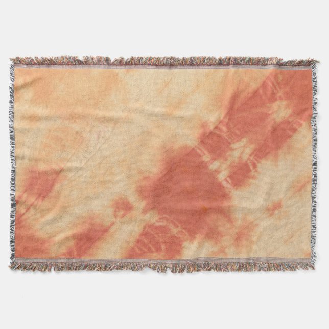 Tye Dye Composition #10 by Michael Moffa Throw Blanket (Front)