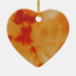 Tye Dye Composition #12 by Michael Moffa Ceramic Tree Decoration