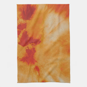Tye Dye Composition #12 by Michael Moffa Tea Towel