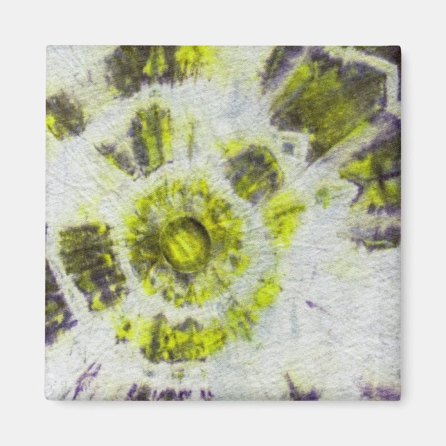 Tye Dye Composition #3 by Michael Moffa Magnet (Front)