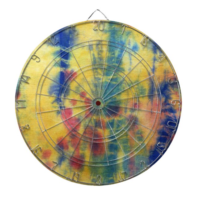 Tye Dye Composition #5 by Michael Moffa Dartboard (Front)