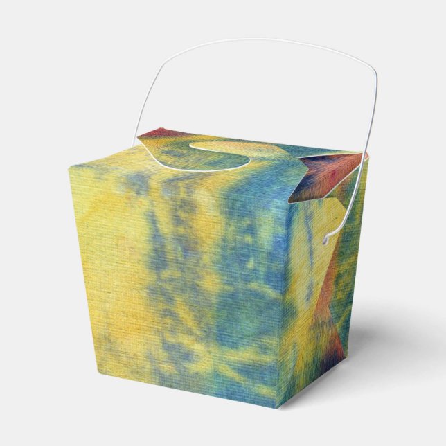 Tye Dye Composition #5 by Michael Moffa Favour Box (Front Side)