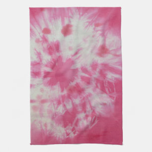 Tye Dye Composition #6 by Michael Moffa Tea Towel