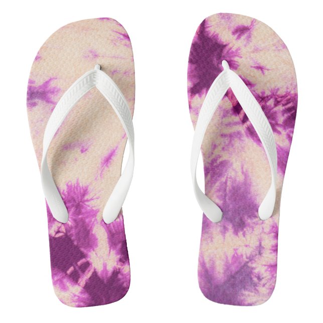 Tye Dye Composition #7 by Michael Moffa Jandals (Footbed)