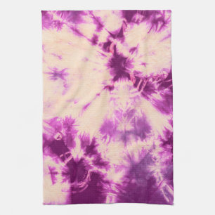 Tye Dye Composition #7 by Michael Moffa Tea Towel