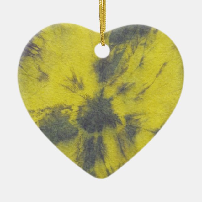 Tye Dye Composition #8 by Michael Moffa Ceramic Tree Decoration (Front)