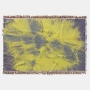 Tye Dye Composition #8 by Michael Moffa Throw Blanket