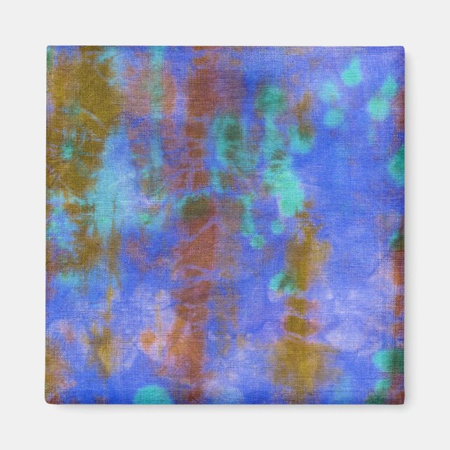 Tye Dye Composition #9 by Michael Moffa Magnet (Front)