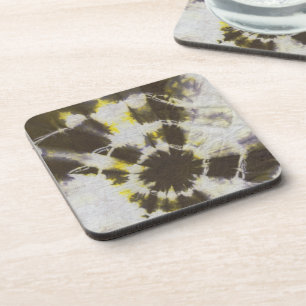 Tye Dye Composition No.2 by Michael Moffa Coaster