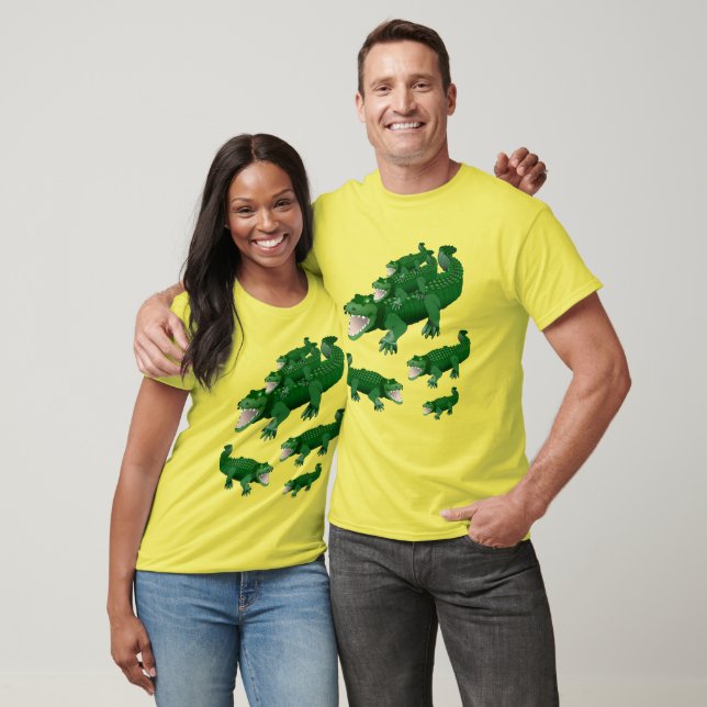 Tye Dye T-shirt Alligators (Unisex)