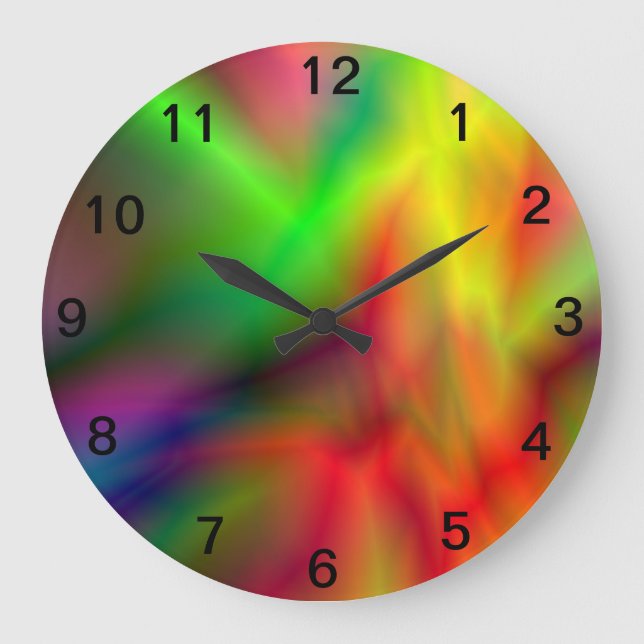 Tye Dye Wall Clock (Front)