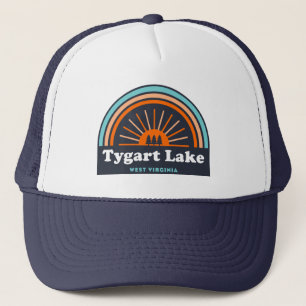 Tygart Lake West Virginia Rainbow Trucker Hat