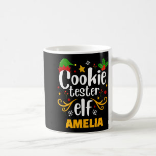 Tygraphy Cookie Tester Elf Family Matching Coffee Mug