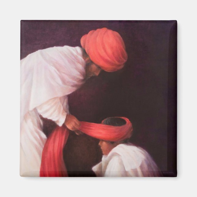 Tying a Turban 2010 Magnet (Front)