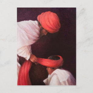 Tying a Turban 2010 Postcard