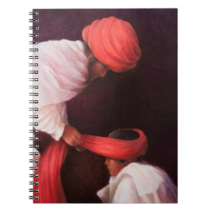 Tying a Turban 2010 Spiral Notebook