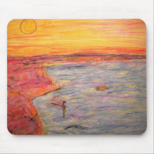 tying one on mouse pad