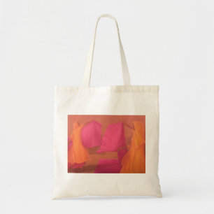 Tying Saris Tote Bag
