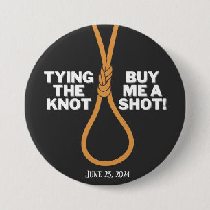Tying the knot bachelor button personalised