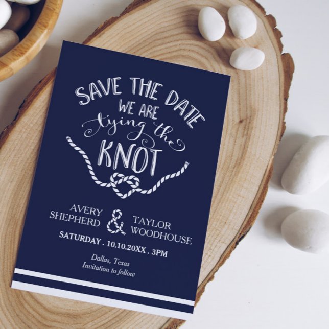 Tying the Knot Calligraphy Save the Date (Creator Uploaded)