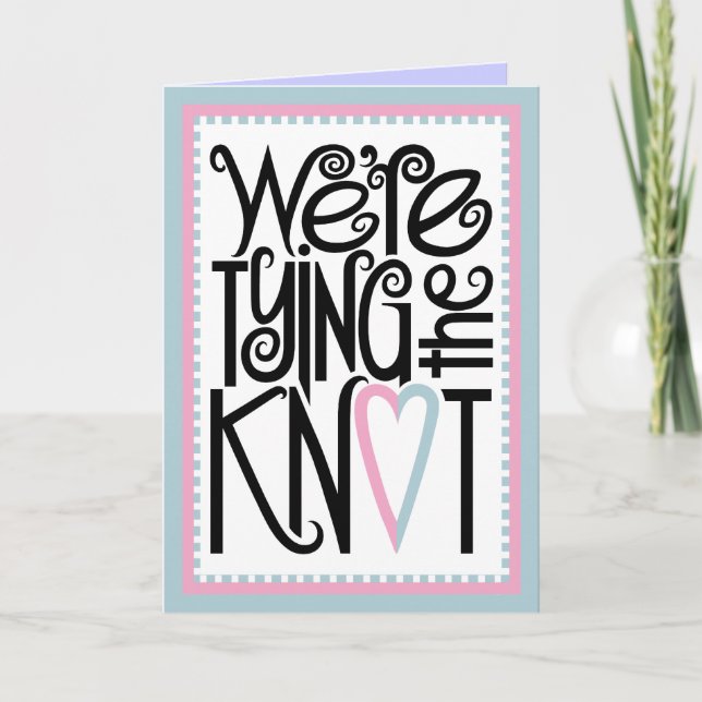 Tying the Knot Card (Front)