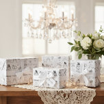 "Tying the Knot" Illustrated Wedding Gift Wrap<br><div class="desc">Celebrate the happy couple with a gift wrapped in pure joy! This charming wrapping paper features a delightful array of hand-drawn wedding elements – from sparkling rings and celebratory champagne to sweet wedding cakes and fluttering doves. The simple black outlines on a crisp white background give it a fresh, modern...</div>