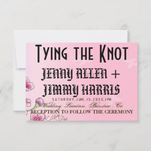 Tying The Knot Invitation