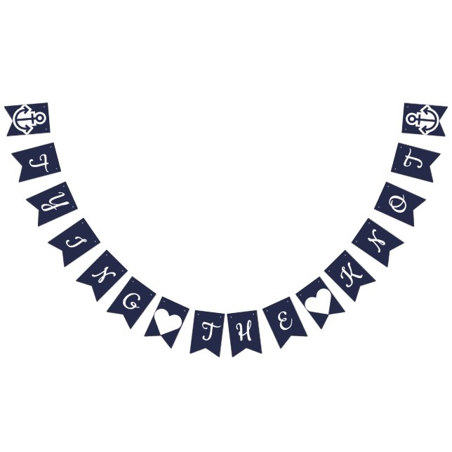 Tying The Knot Nautical Bunting Bunting (All)