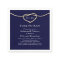 Tying the Knot Navy Rehearsal Dinner Invitation