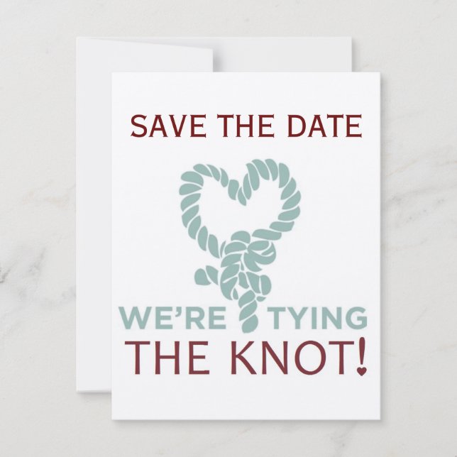 Tying the Knot Save The Date (Front)