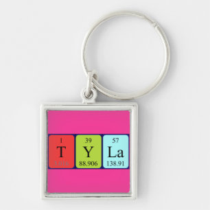 Tyla periodic table name keyring