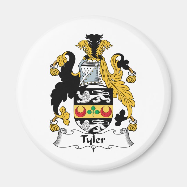 Tyler Family Crest Magnet (Front)