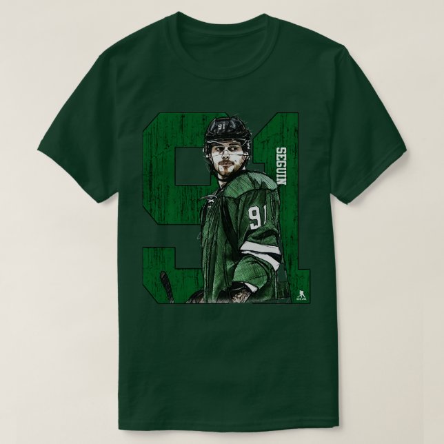 Tyler Seguin Dallas Sketch 91 TShirt 2 (Design Front)