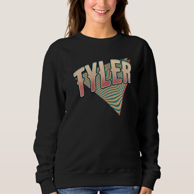 Tyler Texas Throwback Vintage Retro Sweatshirt (Front)