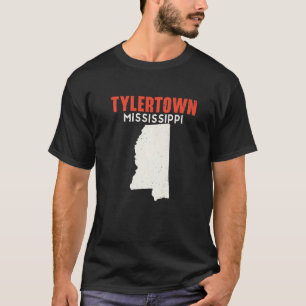Tylertown Mississippi USA State America Travel Mis T-Shirt