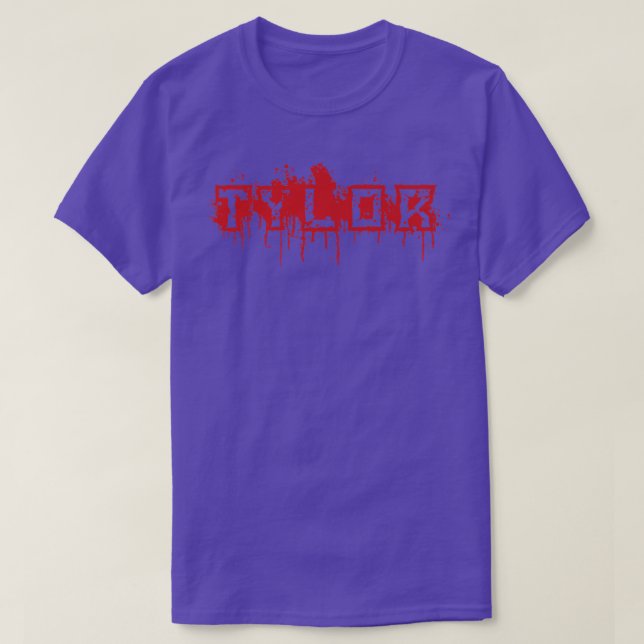 Tylor - First Name Halloween Costume Personalised  T-Shirt (Design Front)