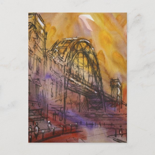 Tyne Bridge Newcastle Postcard (Front)