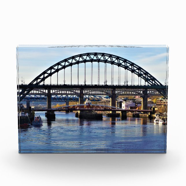 Tyne Bridge Newcastle UK Photo Block (Front)