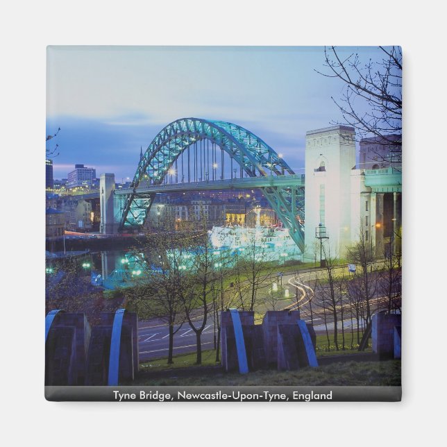 Tyne Bridge, Newcastle-Upon-Tyne, England Magnet (Front)