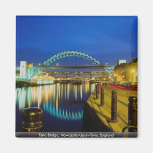 Tyne Bridge, Newcastle-Upon-Tyne, England Magnet