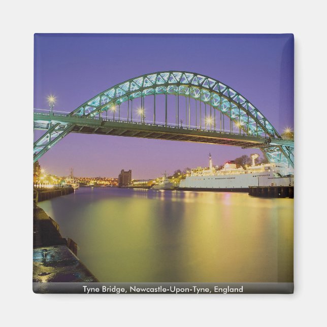 Tyne Bridge, Newcastle-Upon-Tyne, England Magnet (Front)