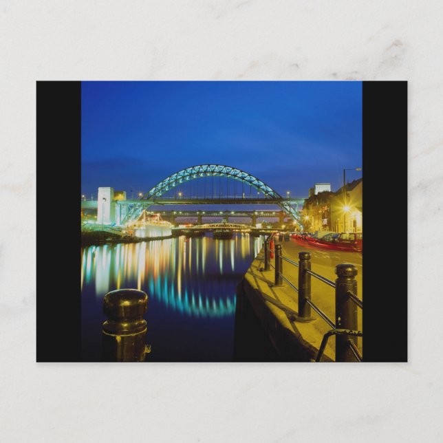 Tyne Bridge, Newcastle-Upon-Tyne, England Postcard (Front)