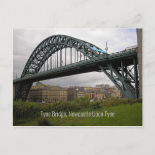 Tyne bridge, Newcastle Upon Tyne Post card. Postcard