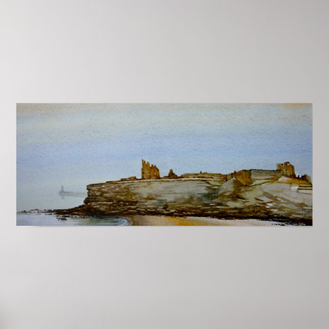 Tynemouth Castle and  Priory, Tynemouth Print (Front)