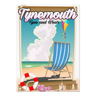 Tynemouth Tyne and Wear, Travel poster