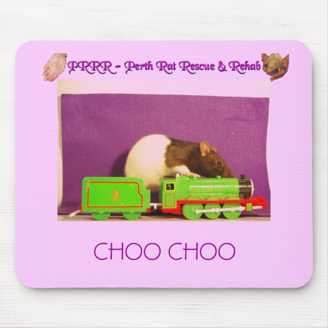 Tyne's Trains Mouse Pad (Front)